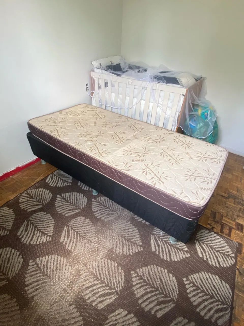 Cama box de solteiro 