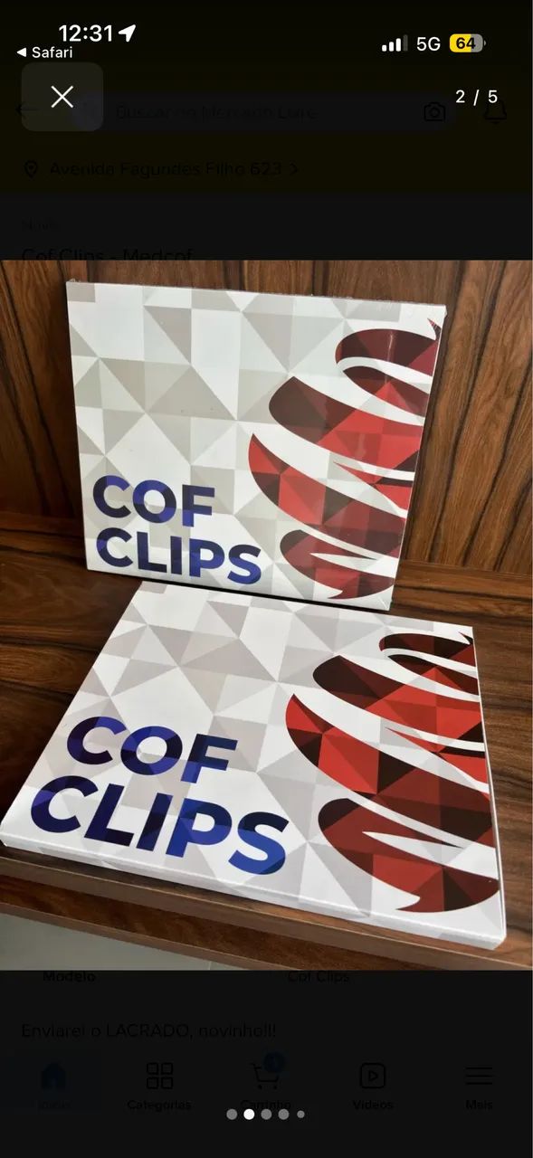 Cof Clips Da Medcof Novo Lacrado - Foto 3