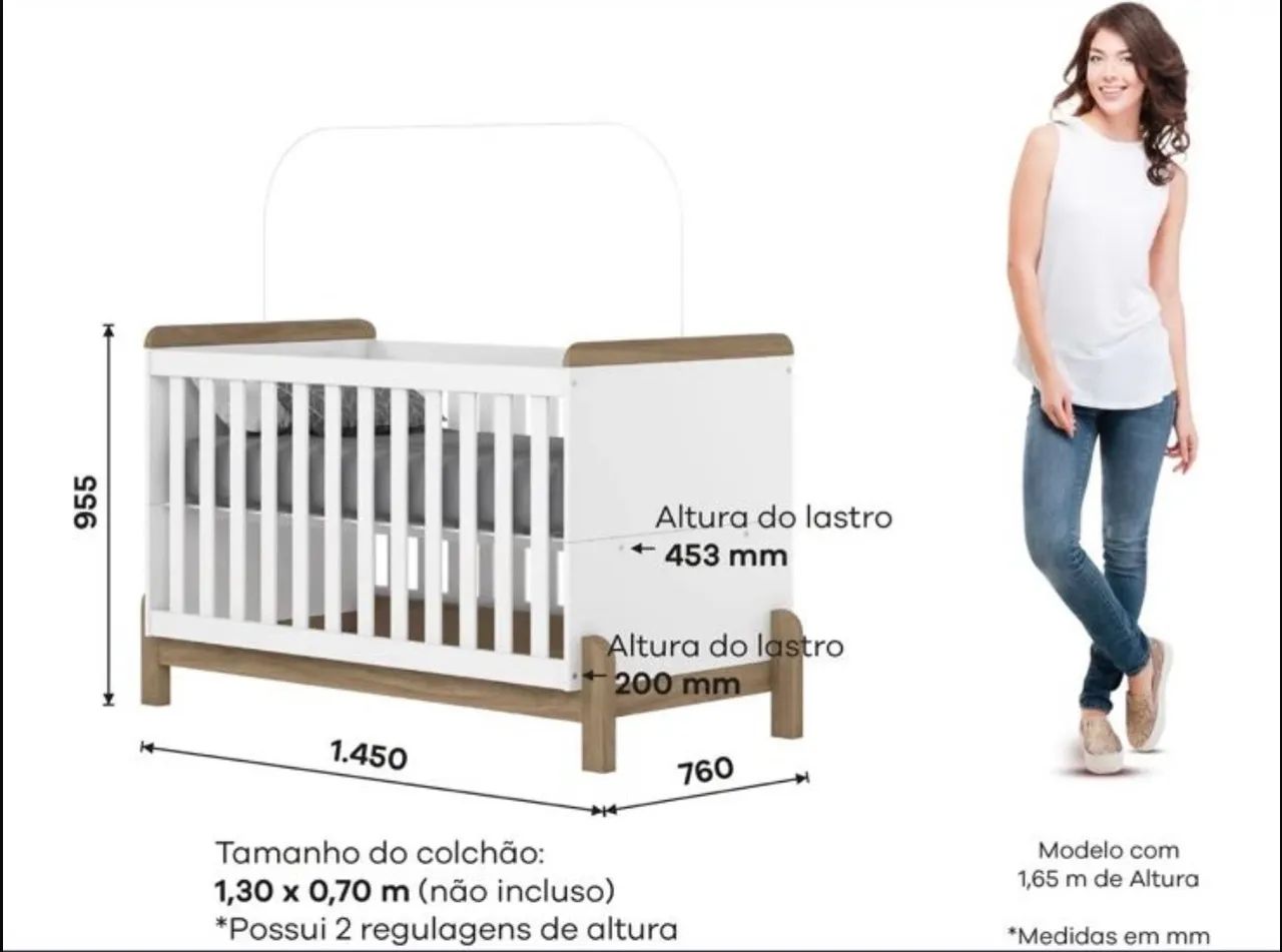 Quarto de bebê completo - ACEITO OFERTA PIX/DIN - Foto 4