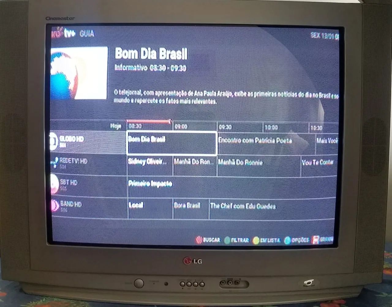 Tv tubo LG Cinemaster 29 polegadas 