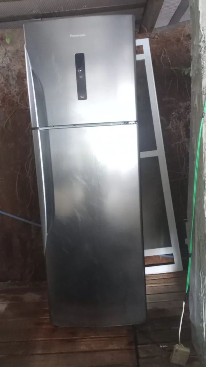 Geladeira inox 