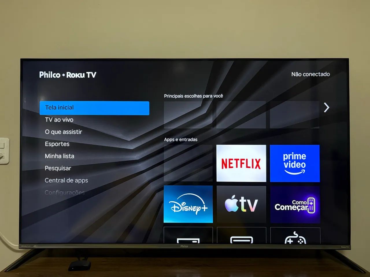 Smart TV Philco 55 4K Roku TV