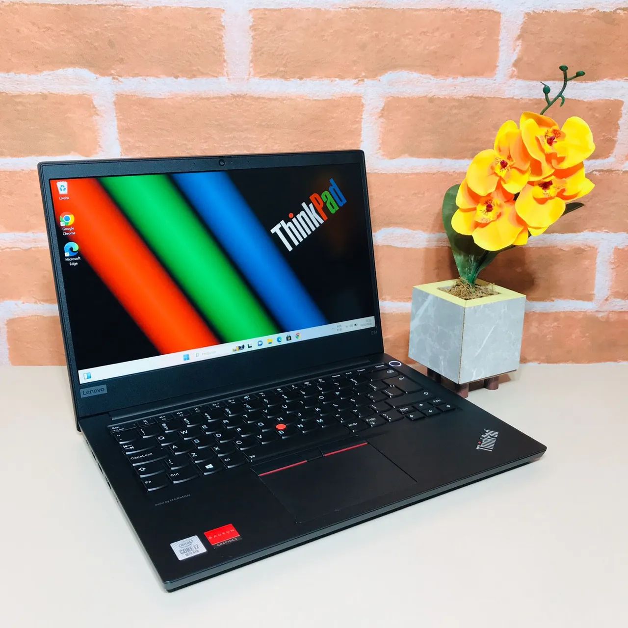 Notebook Thinkpad i7 de 10ª Geração/ Ram 16GB/ Ssd 256GB/ Placa AMD Radeon 2GB  - Foto 4