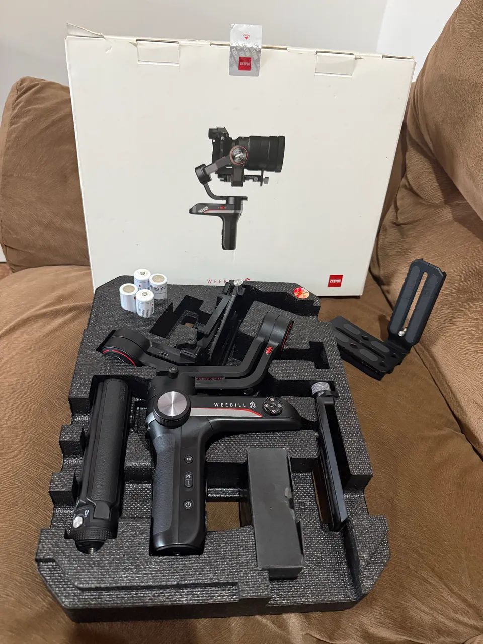 Gimbal Zhiyun Weebill S com Plate em L e 4 Bateriais