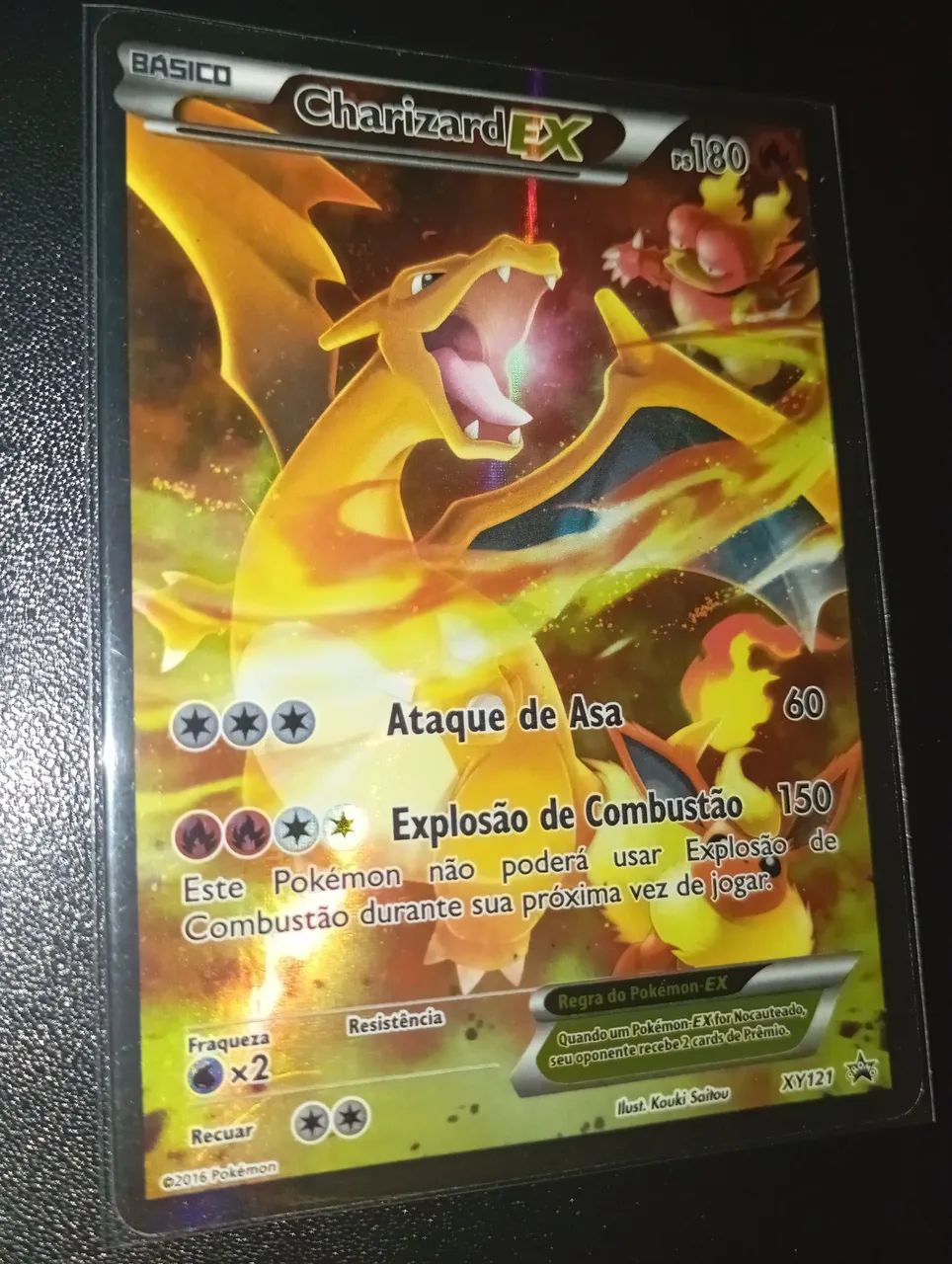 Carta Pokémon Charizard EX PROMO 2016