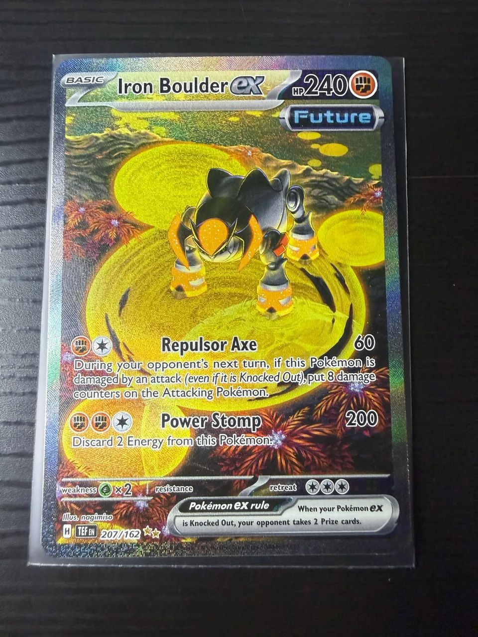 IRON BOULDER EX - 207/162 INGLÊS SIR (NM)  - Foto 2