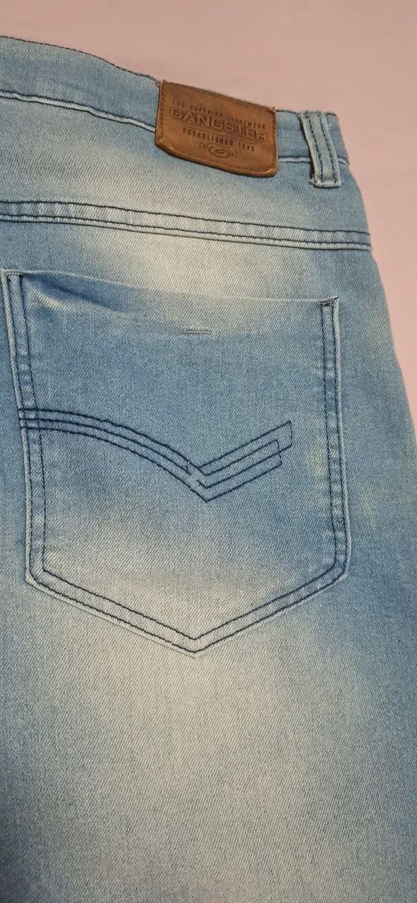Bermuda jeans marca GANGSTER tamanho 46 - Foto 5
