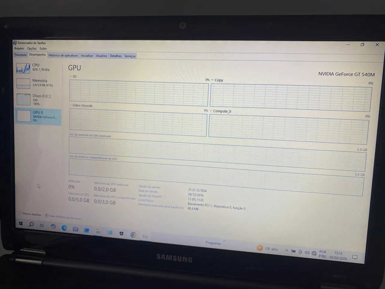 Notebook Samsung RF511 I5-2450M 2.5GHz - Foto 2