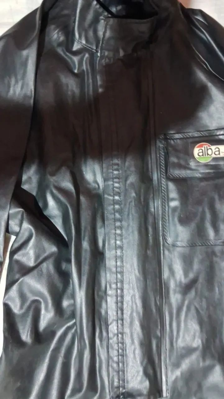 capa chuva macacão tamanho p