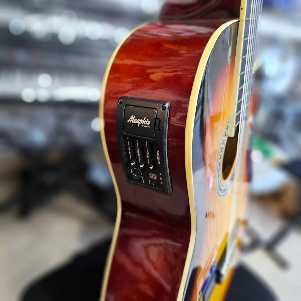 VIOLÃO MEMPHIS TAGIMA NYLON ELÉTRICO - Foto 4