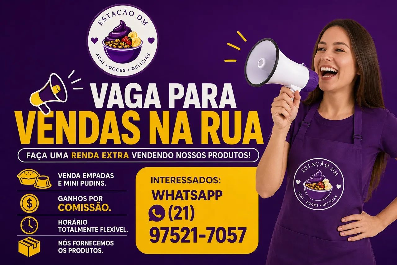 VAGA PARA VENDEDOR