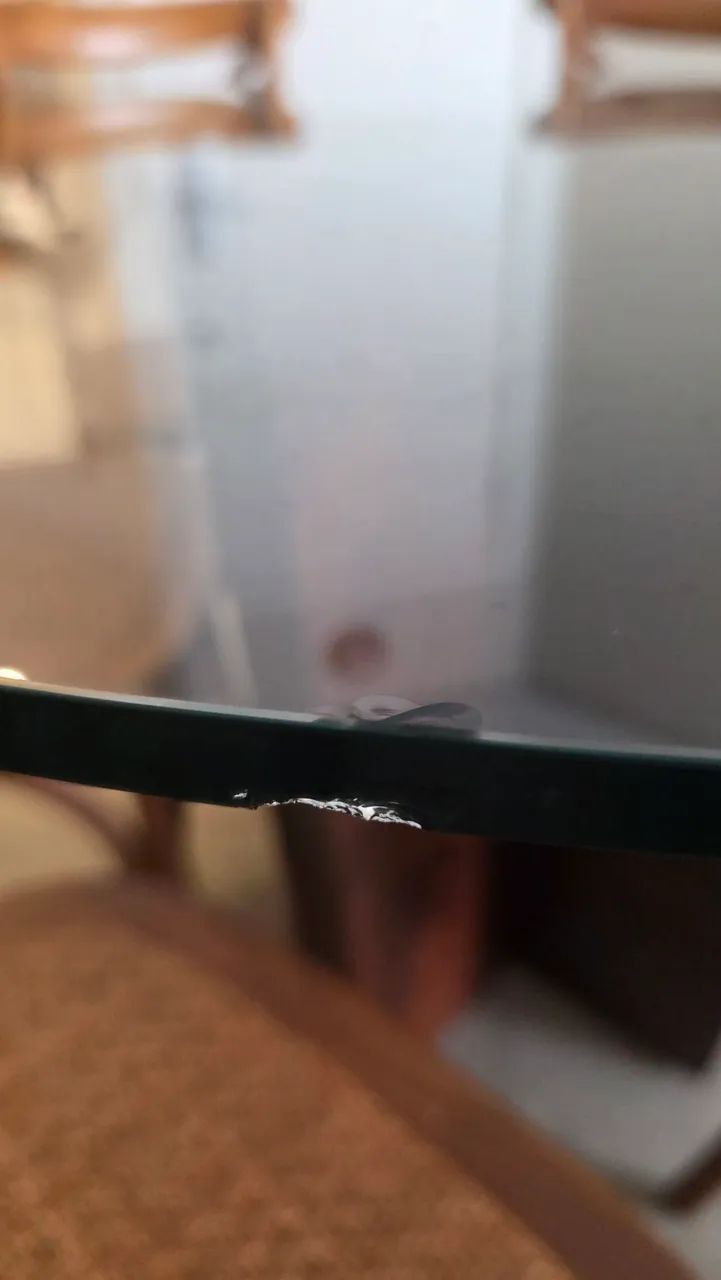Tampo de Mesa Vidro 1,3m - Foto 2