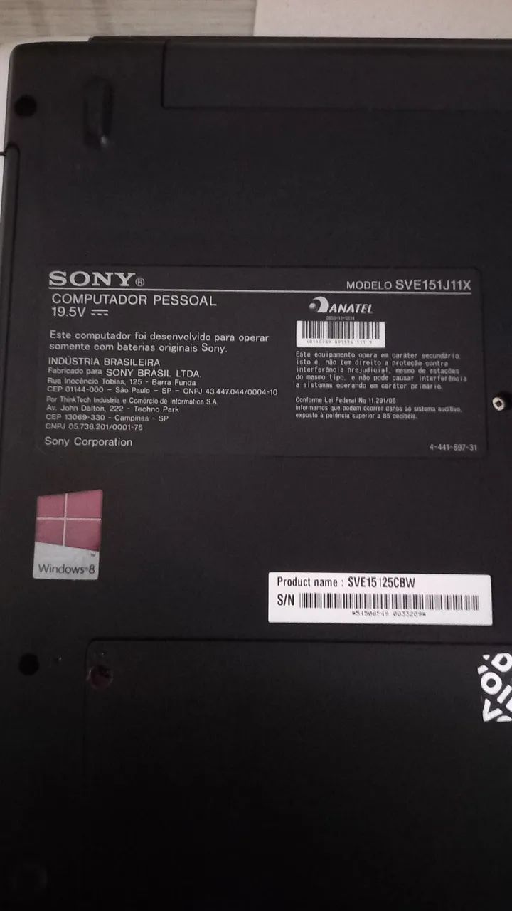 Notebook vaio Sony  - Foto 5