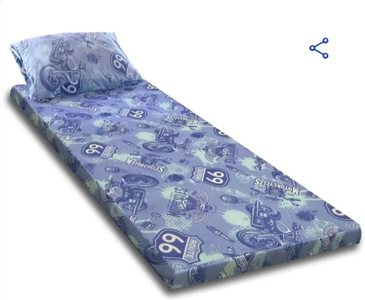 Colchonete Camping Espuma D20 60X180 M Gazin - Azul - Foto 2