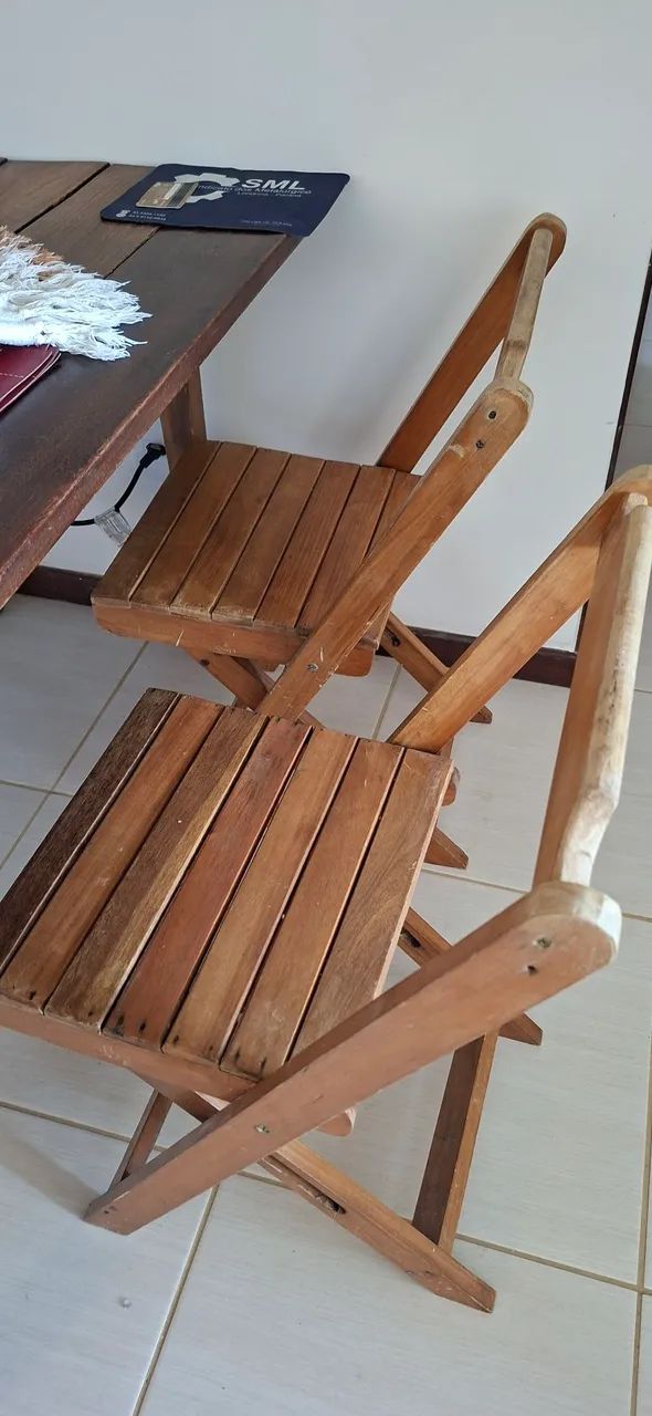 Mesa, cadeiras e banquetes kit completo. - Foto 4