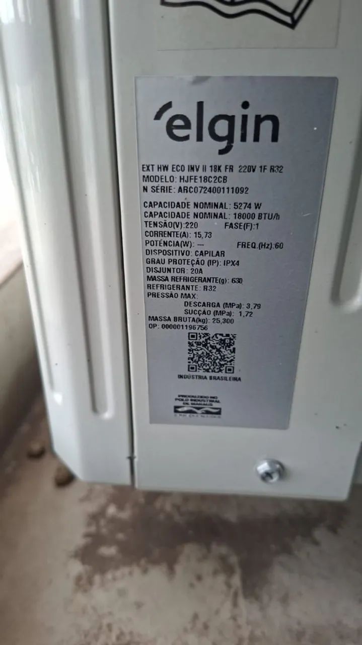 Ar condicionado Elgin 18000 BTUs - Foto 2