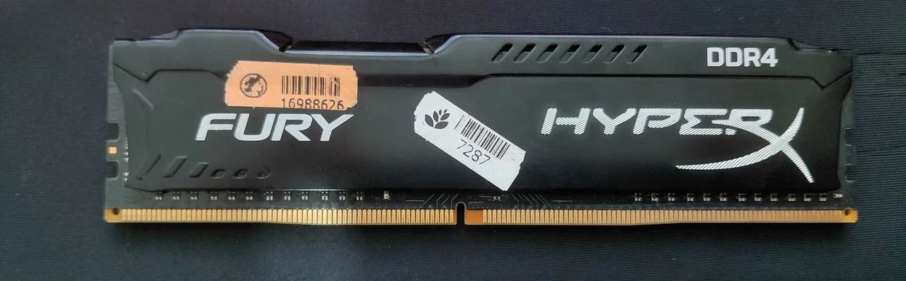 Kit 16gb de memória RAM (2x8) 2400mhz HyperX - Foto 2