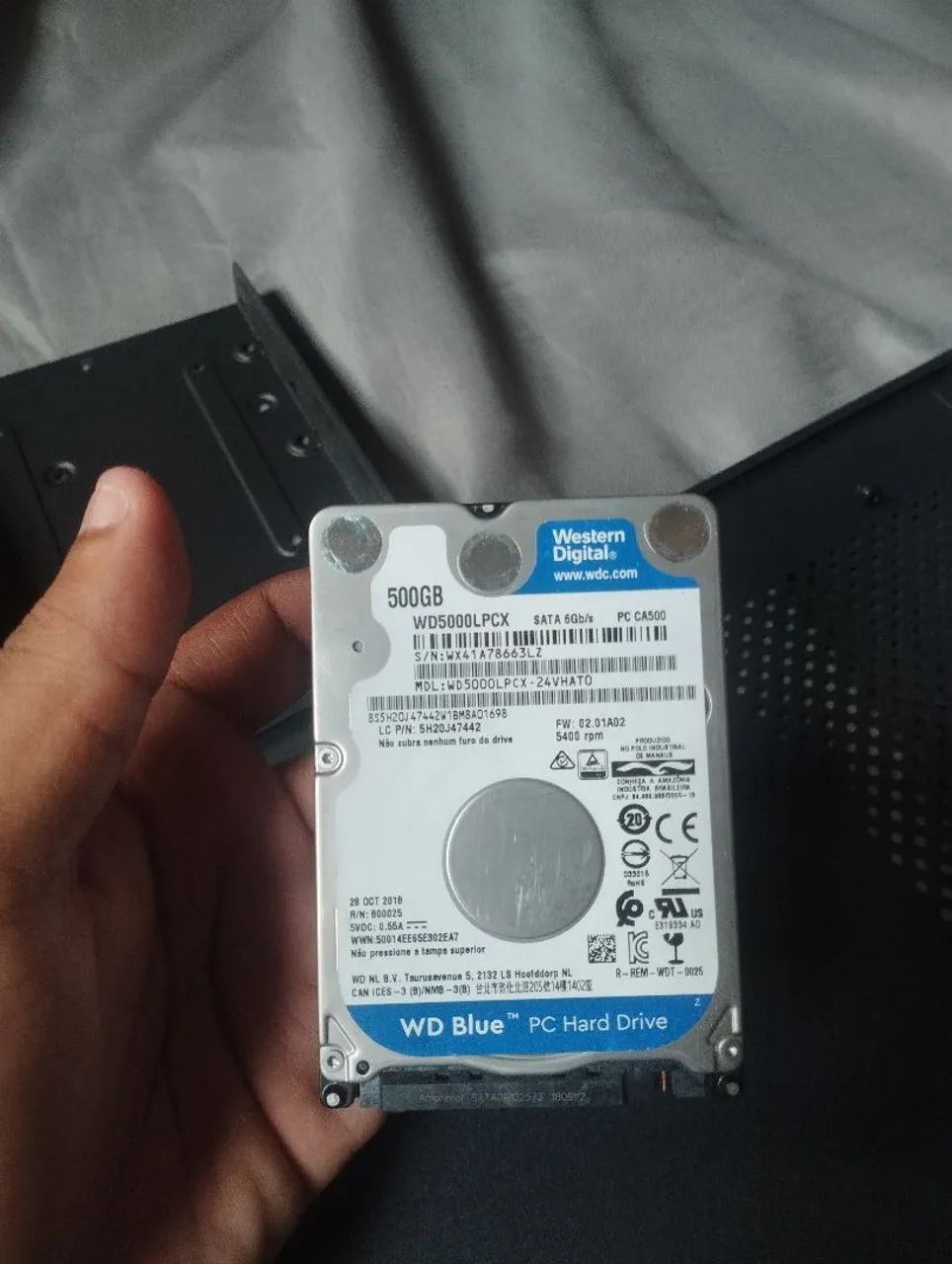 HD EXTERNO DE 500GB LIMPO E NUNCA USADO - Foto 3