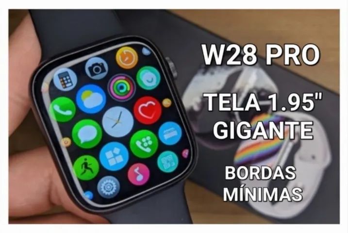 Smartwatch W28 Pro Série 8 45mm OriginaBluetooth Com Chamada e Monitor de Saúde ATUALIZADO - Foto 3