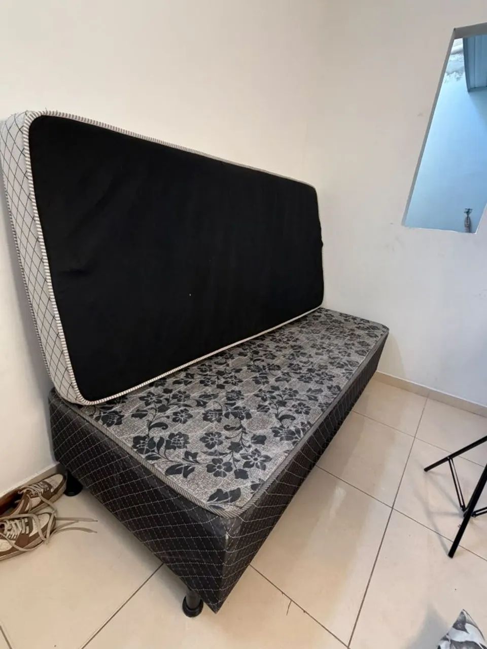 Cama box de solteiro + colchão  - Foto 5
