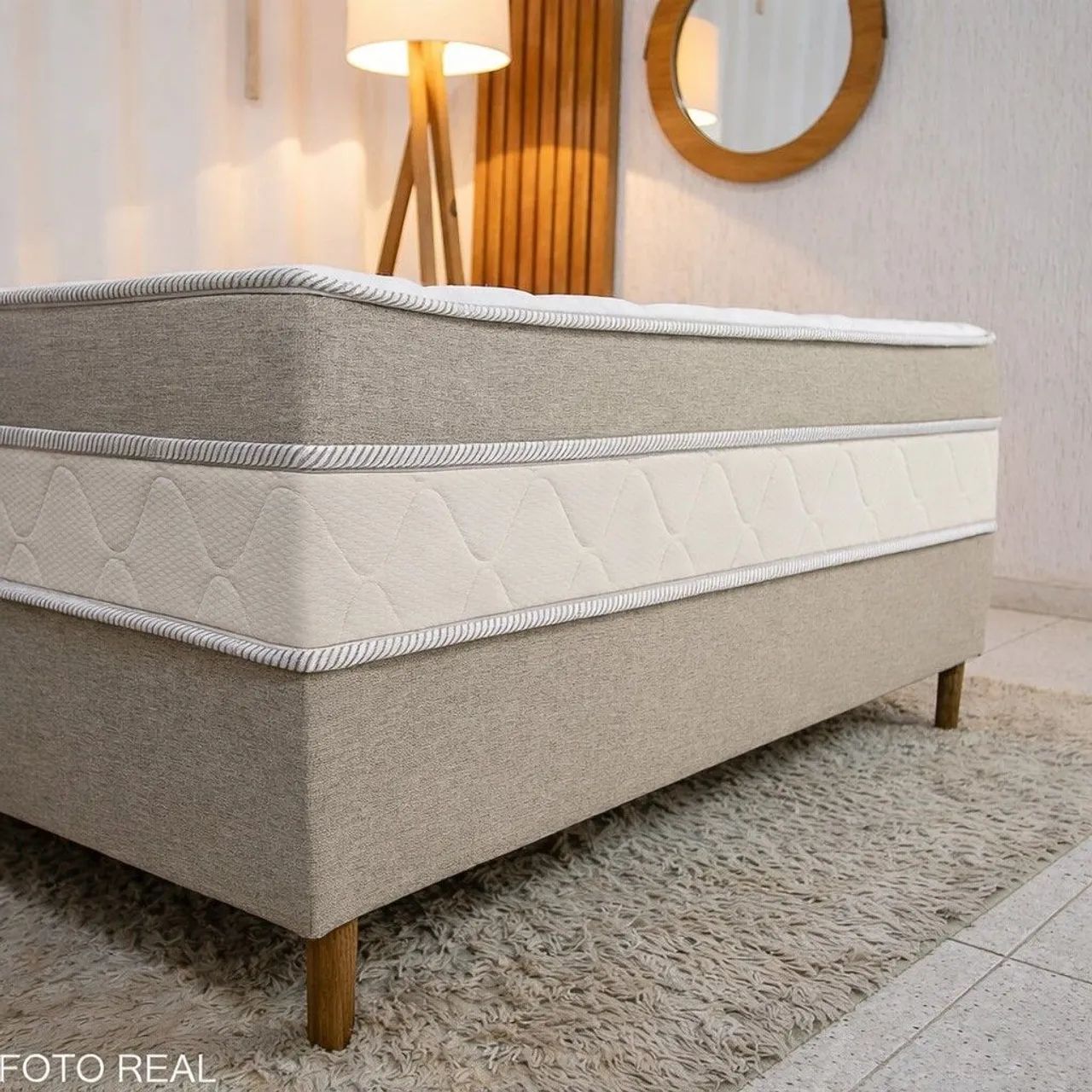 Unibox Cama Casal Ortopédica D33 - Foto 3