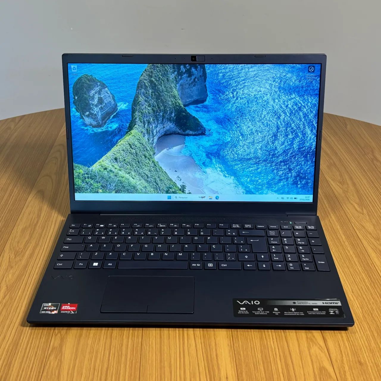 Notebook Gamer Vaio | Ryzen 5 5500U - 8GB RAM - 256GB - 15.6 Pol Full - Vega 7 | Entrega 
