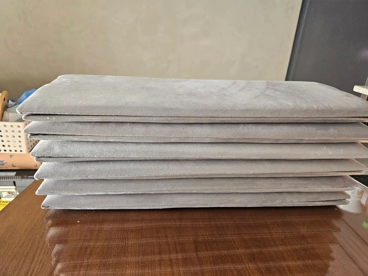 Kit 12 módulos cabeceira Cama Box Casal King Suede 60x20