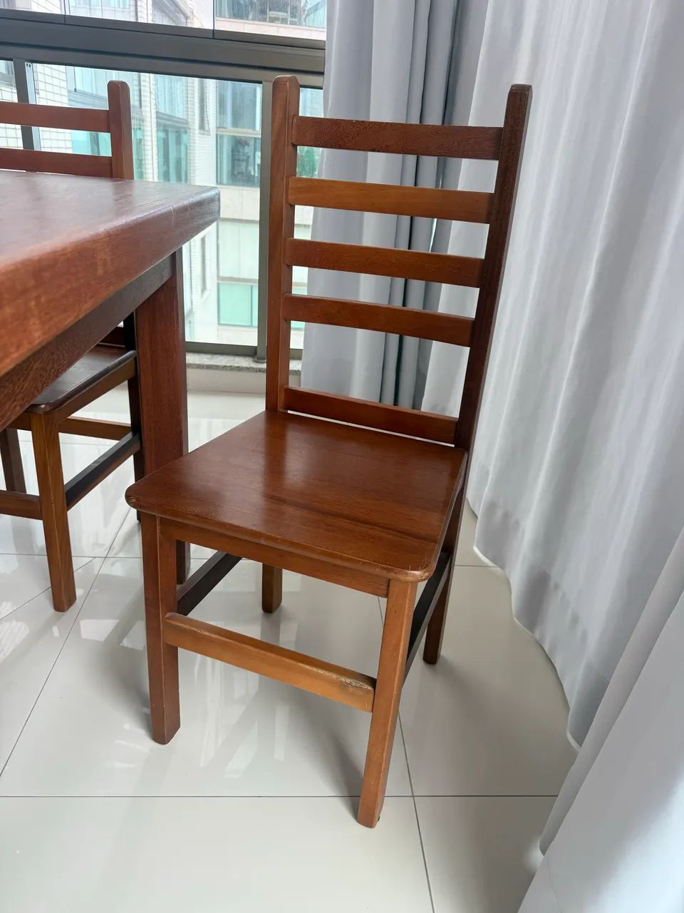 Mesa madeira 1.20x 80 - Foto 2
