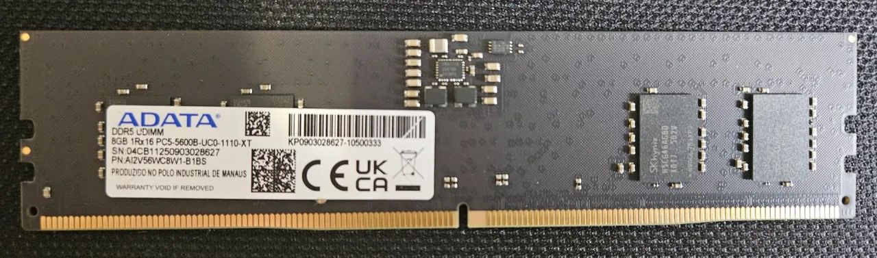 Memoria DDR5 2x8gb 5600mhz Adata - Foto 2