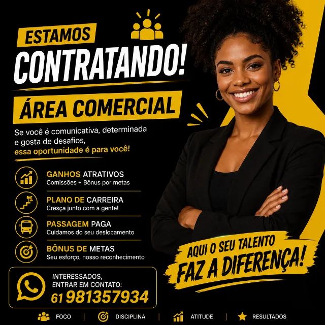 Vagas abertas - Assistente de vendas 1