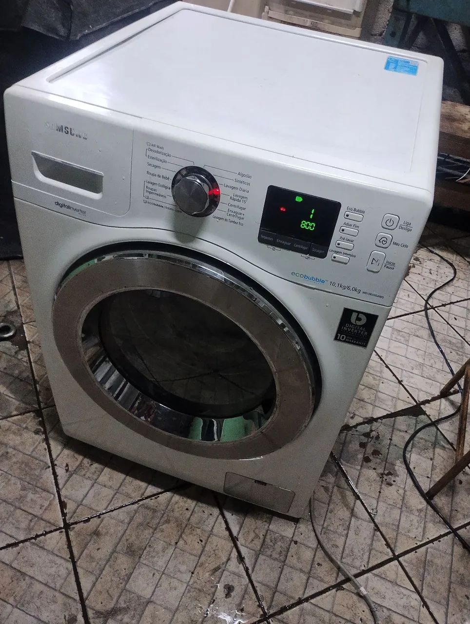 lava e seca Samsung 10 kgs funcionando perfeitamente 