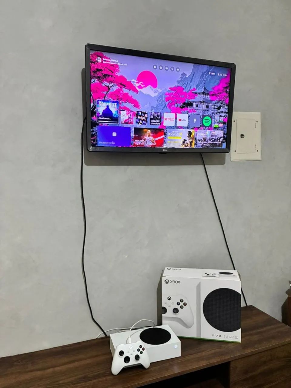 Xbox séries s com caixa - Foto 5