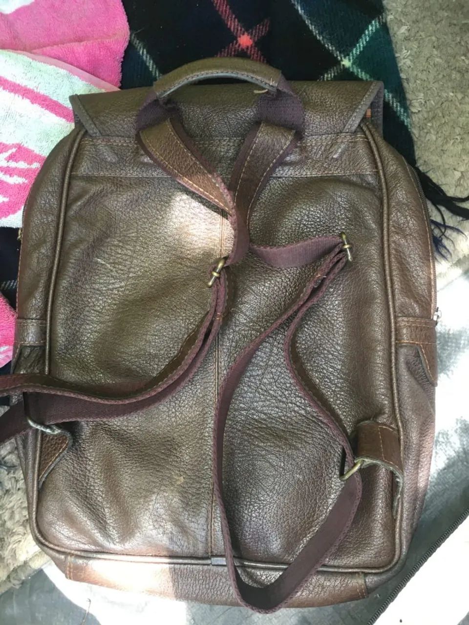 Vendo bolsa de couro legítimo. - Foto 4