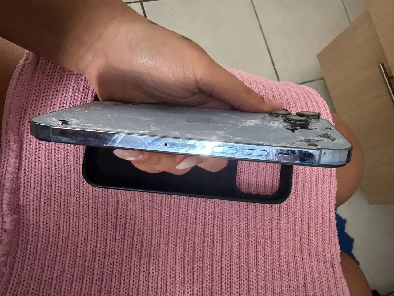 Telefone 13 pro Max azul  - Foto 3