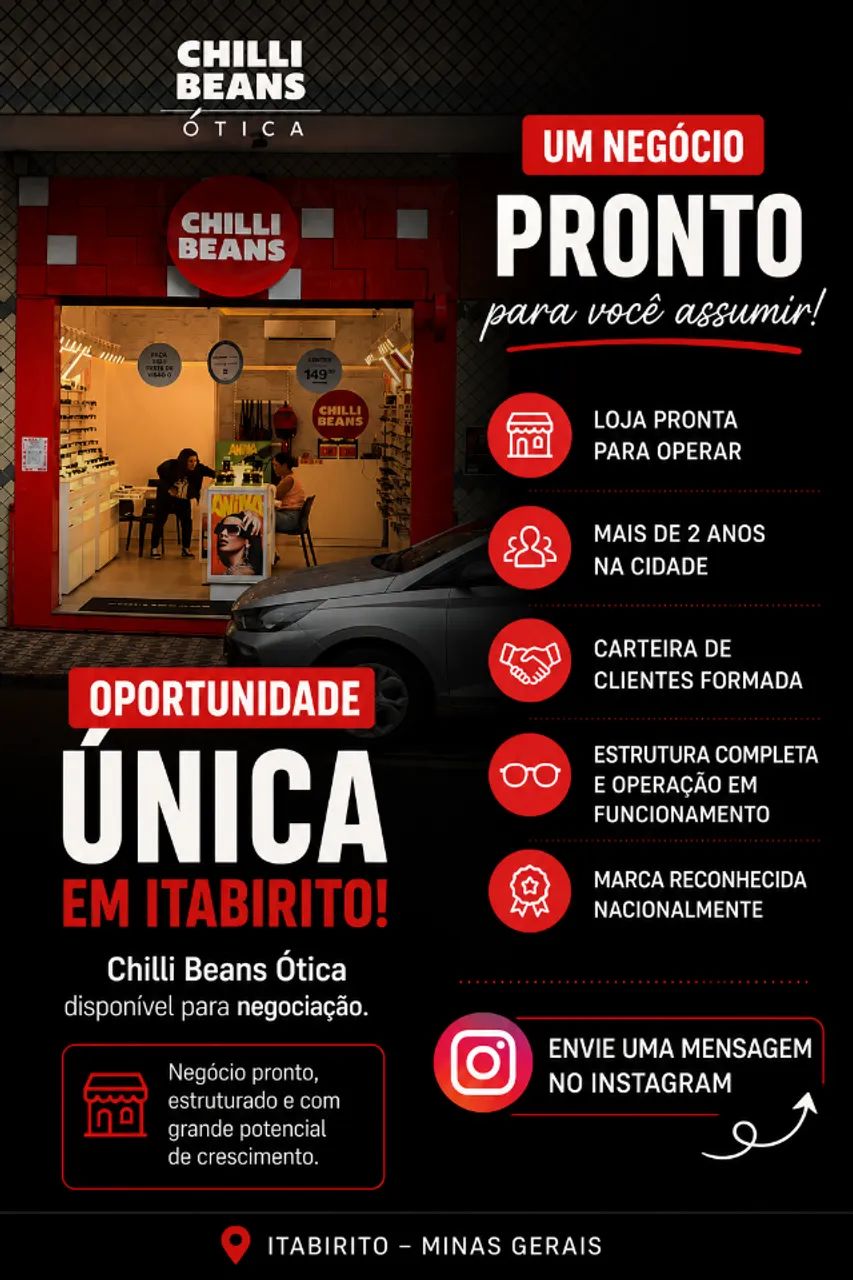 OPORTUNIDADE DE NEGÓCIO EM ITABIRITO/MG