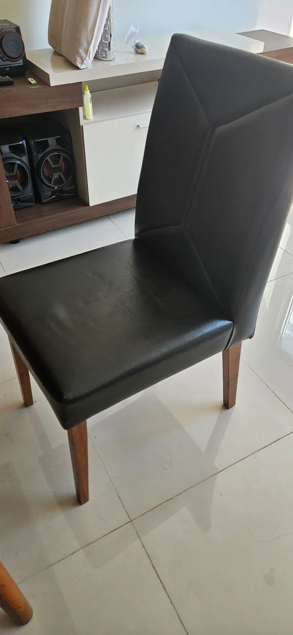 CONJUNTO DE 2 CADEIRAS PRETAS - Foto 3