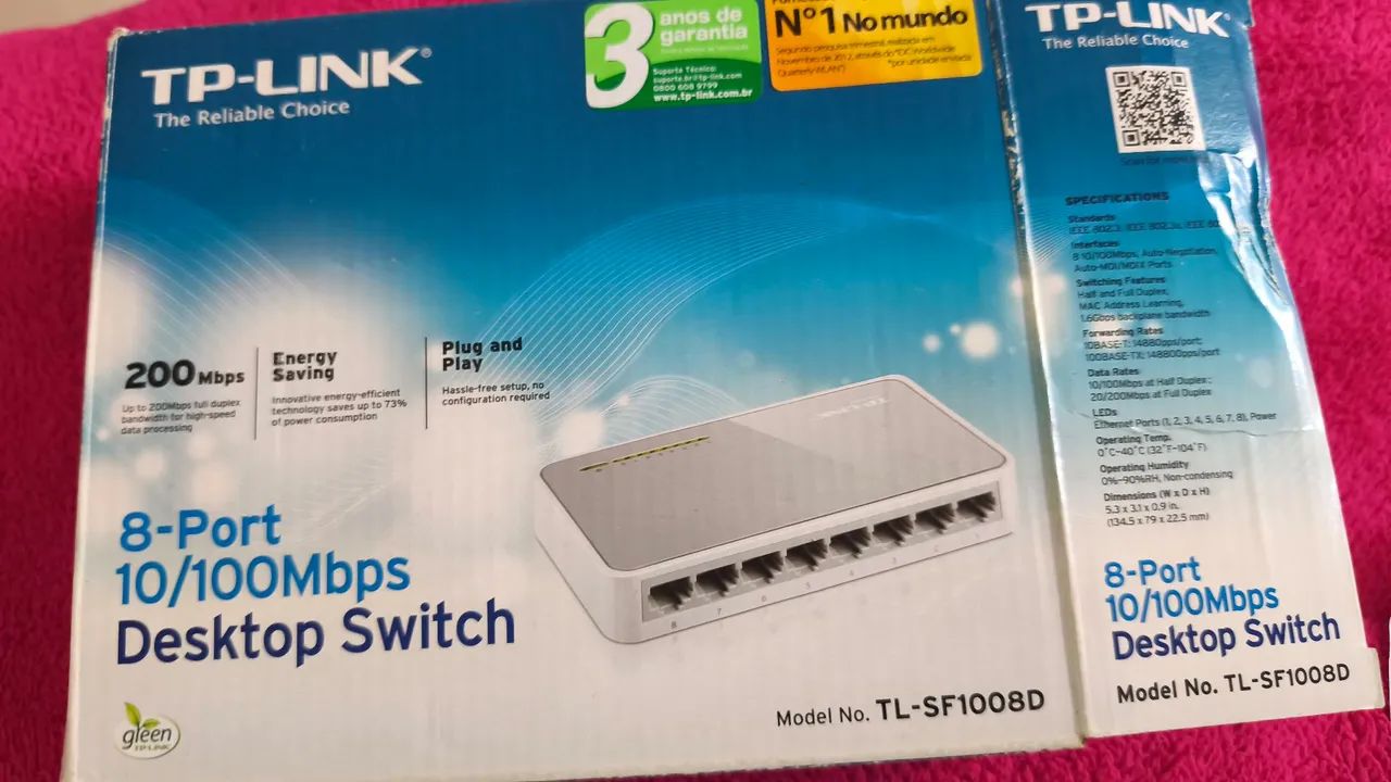 TP-Link 8 porta 10/100 Mpbs