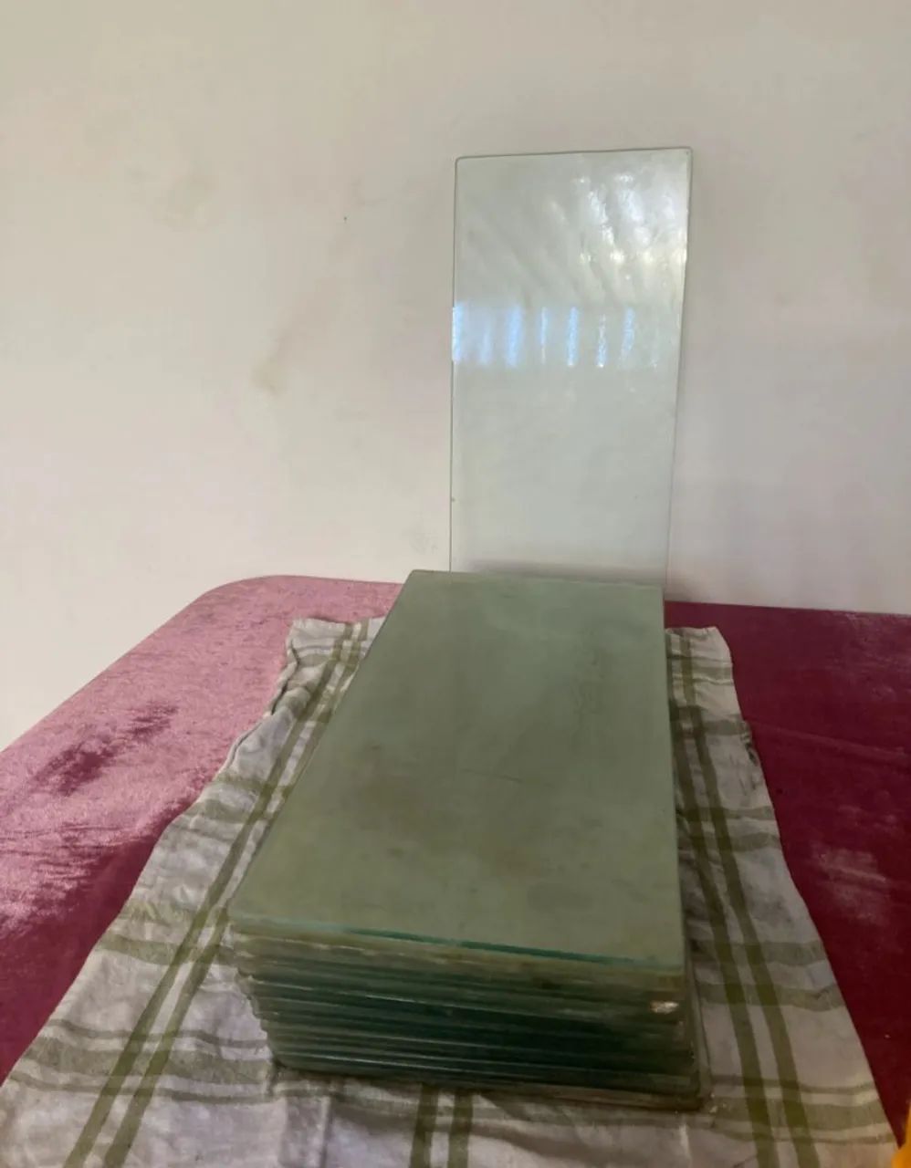 21 peças de vidro 4mm 40x19,5 PRA VENDER LOGO / perfeitas casa decoração armário móveis - Foto 3