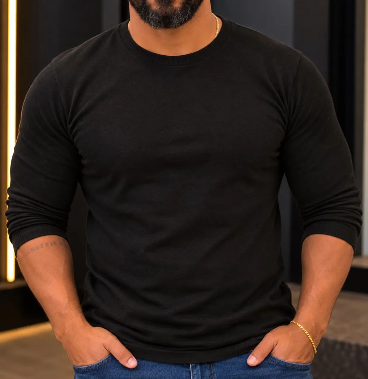 Lote de roupas masculinas 