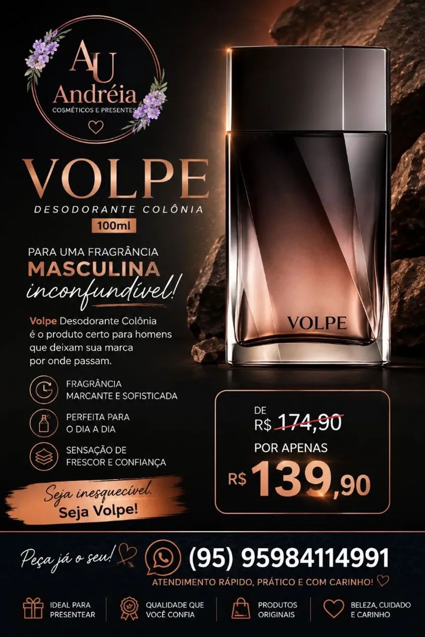 Eudora Volpe masculino 100ml