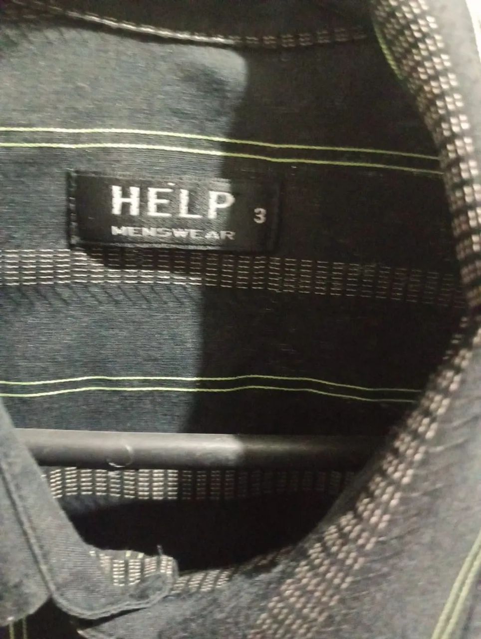 Camisa HELP  (P)+ gravata - Foto 4