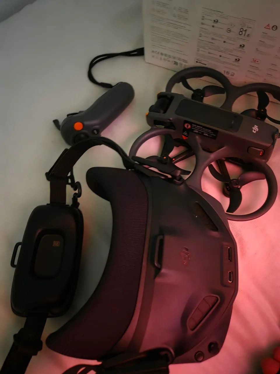 Drone FPV DJI Avata 2 Combo + Óculos Goggles 3 (Impecável) - Foto 2