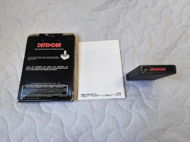 Defender - SEARS CIB Atari 2600 Jogo na Caixa - Foto 3