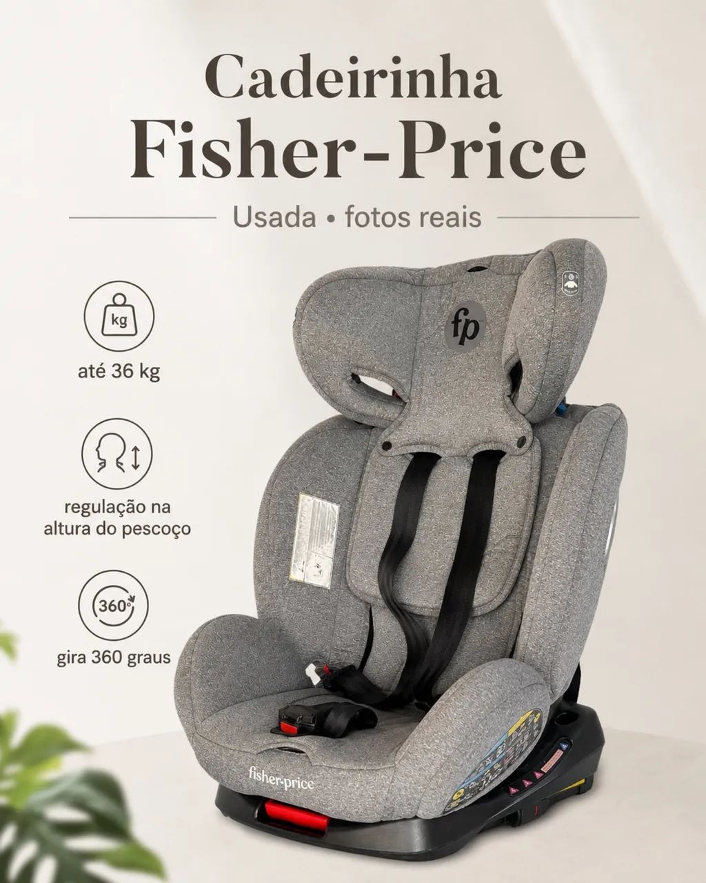 Cadeirinha Fischer Price - Foto 2