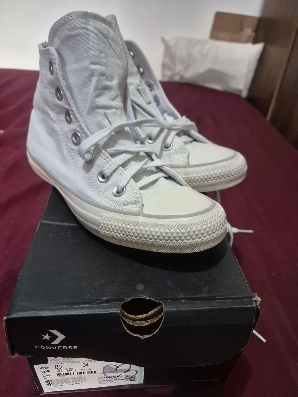 Tênis All Star botinha branco 