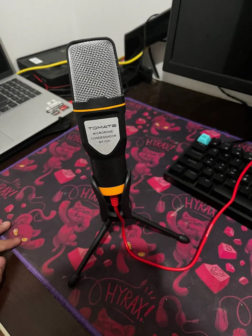 MICROFONE TOMATE CONDENSADOR 