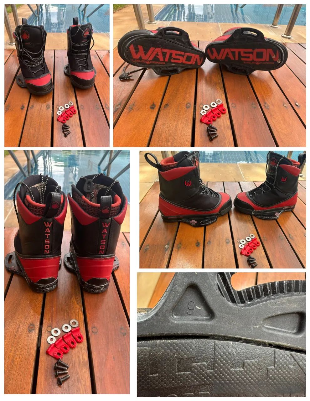 Kit Prancha Wakeboard Double Up + Botas Liquid Force Top ! Campinas-sp  - Foto 2