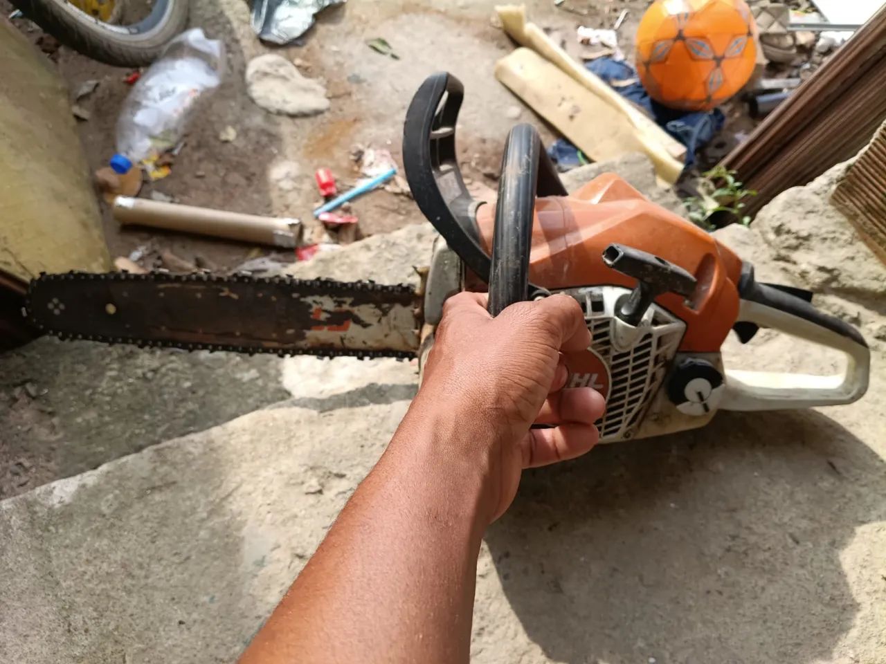 motosserra a combustão STIHL MS 182 - Foto 2