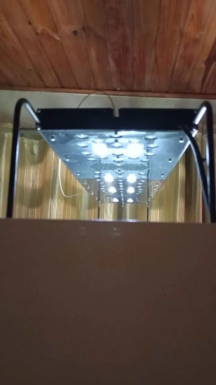 Luminária aqualumini solarium 240w wi-fi aquários até 120cm  - Foto 4
