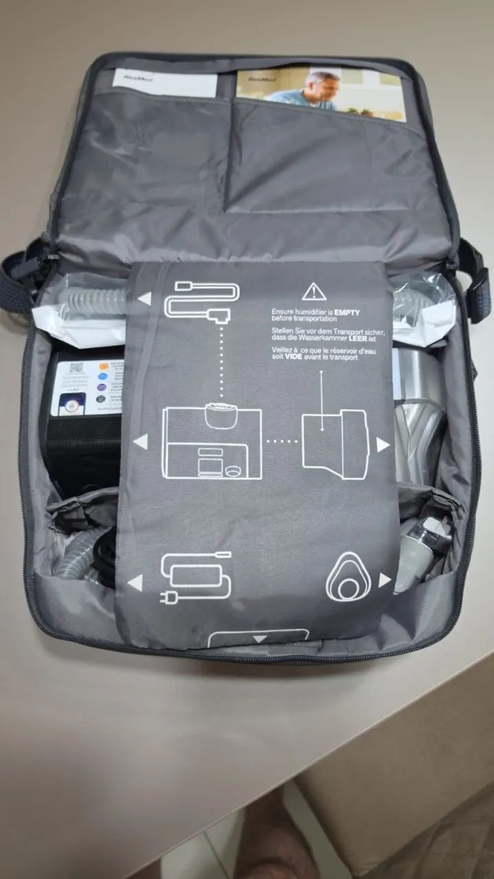 Cpap Resmed com traqueia nova e máscara usada - Foto 2